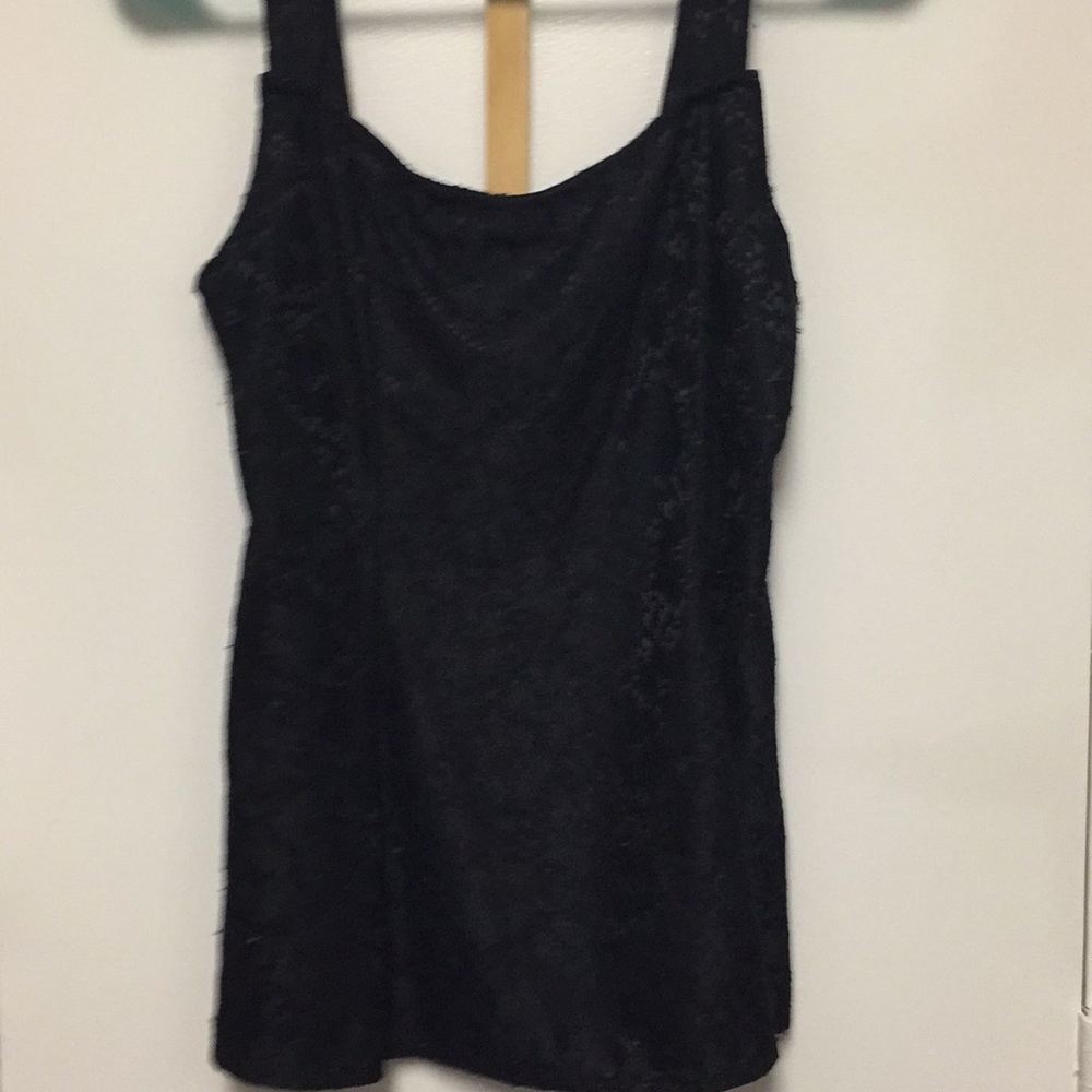 Black lacey top
